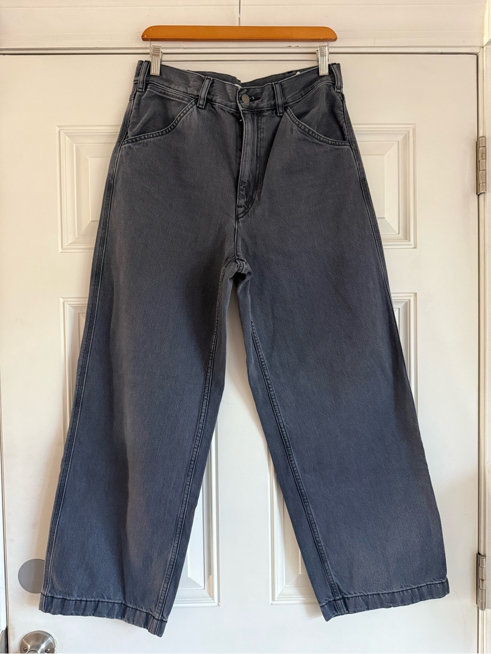 Uniqlo U Wide Fit Color Jeans – Washed Gray – Size 29 - EUC!